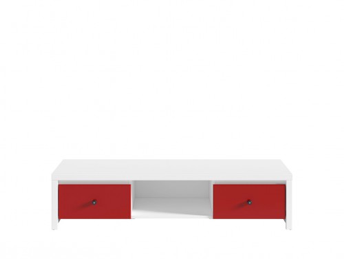 Тумба ТВ RTV2S Karet BRW белый / красный